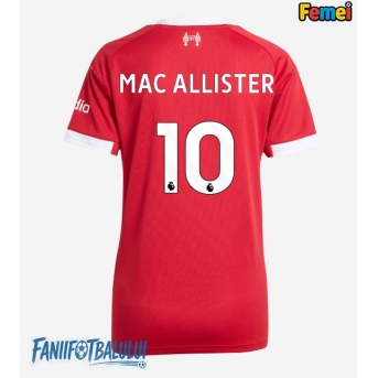 Liverpool Alexis Mac Allister #10 Tricou Fotbal Replică 2025-26 Femei Acasa